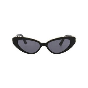 Kimeze Cat Eye-Frame Acetate Sunglasses Black Unisex-Adult
